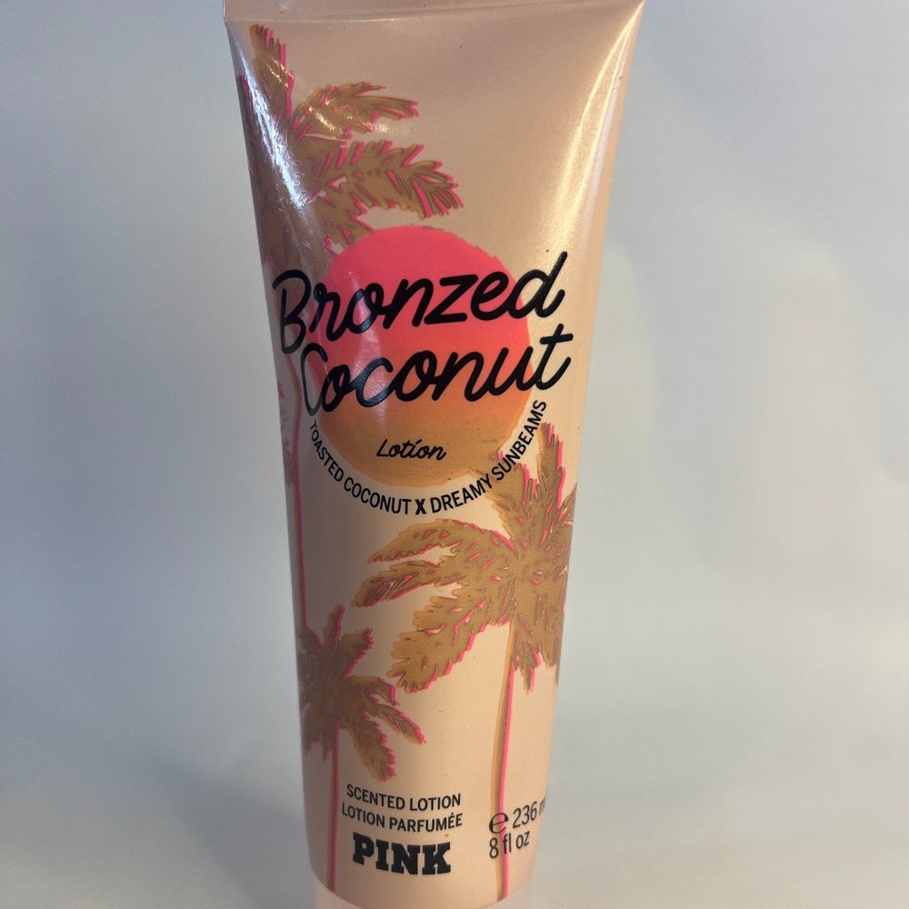 VICTORIA'S SECRET PINK BRONZED COCONUT BODY LOTION 8 FL OZ LIMITED EDITION